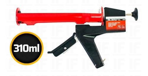 Pistola Aplicadora De Silicone Profissional Semi Aberta 310