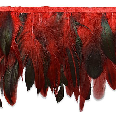 Expo International Fionna - Adornos Con Flecos De Plumas, 5 