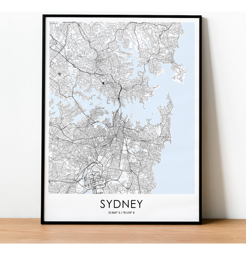 Mapa Ciudad De Sydney