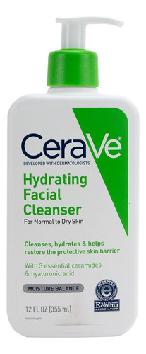 Limpiador Facial Hidratante Piel Normal A Seca Cerave 355ml