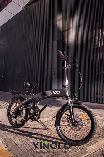 Bicicleta Electrica Loop Slim Plegable 350w + Casco / G
