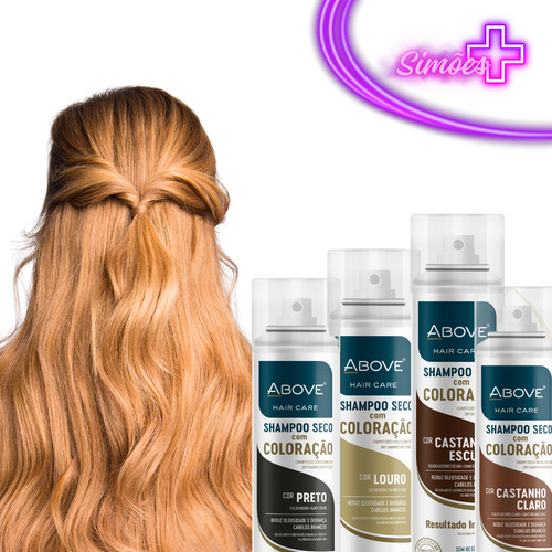 Shampoo A Seco Com Coloração Above 4 Variação De Cor 150ml