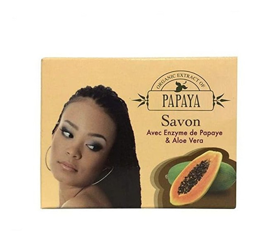 Extracto Orgánico De Jabón Exfoliante De Papaya 2.82 oz -