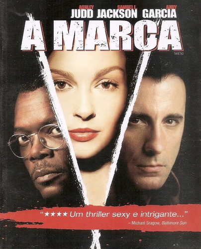 Dvd A Marca - Samuel L Jackson Andy Garcia Ashley Judd -novo