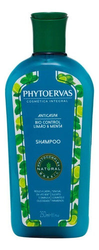 Shampoo Anticaspa Limão E Menta Phytoervas 250ml