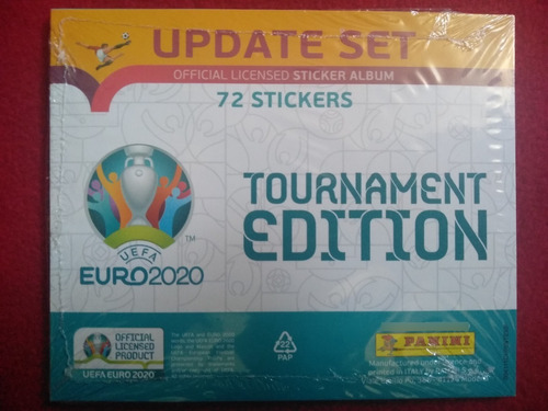 Panini Euro 2020 Tournament Edition Actualizacion Borde Azul