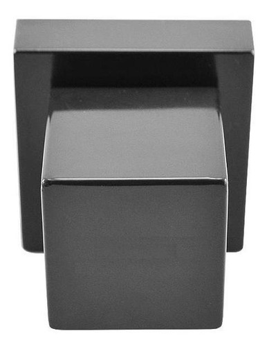 Kit 04 Acabamento Preto Quadrado Registro Pressão - Docol