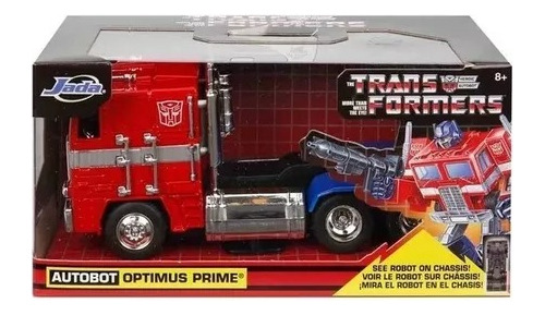 Optimus Prime Autobot Transformers Trailer G1 Jada Esc 1:67