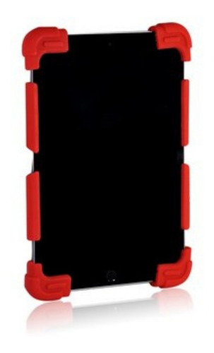 Imagen 3 de 10 de Funda De Silicona Bumper Para Tablet 7 8 Pulgadas Negro