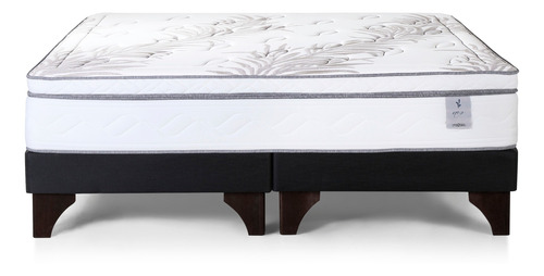 Imagen 3 de 10 de Rosen Cama Europea Neo+ 2 Plazas 150 X 200 Cm Base Dividida