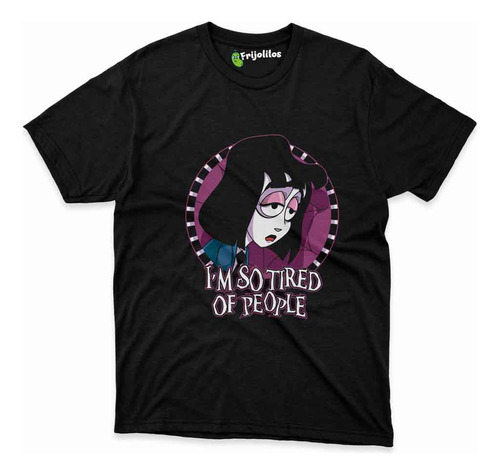 Playera Cansada De La Gente Beetlejuice