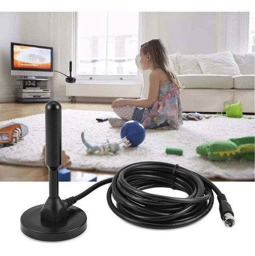 Imagen 7 de 10 de Antena Para Tv Digital Incluye Adapador Para 4 Tv Cable 3 M