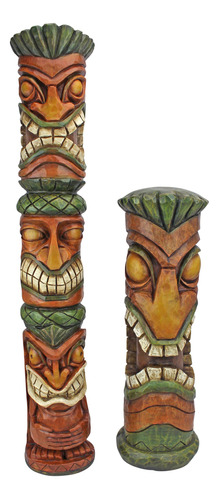 Design Toscano Cs922670 Aloha Hawaii Tiki Escultura: Juego