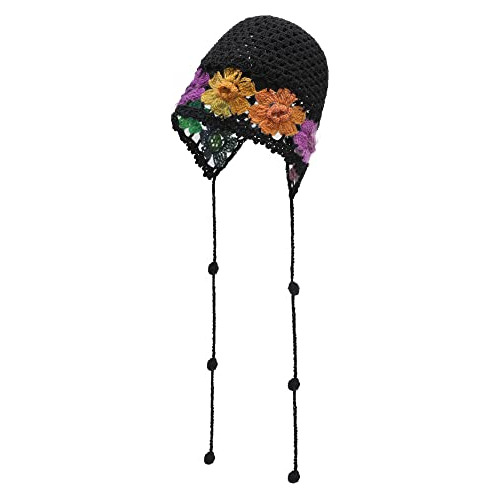 Zlyc - Gorro De Punto De Ganchillo De Algodón Para Mujer, Go