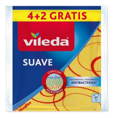 Vileda Paño Multiuso Con Microfibra 6 Unid