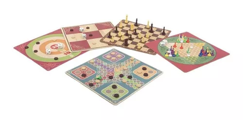 101 juegos de mesa set con 5 tableros