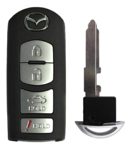Carcasa Llave Inteligente Mazda 4 Botones