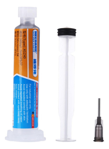 Estaño En Pasta Mechanic Xg-z40 Jeringa 10cc - 35 Grs