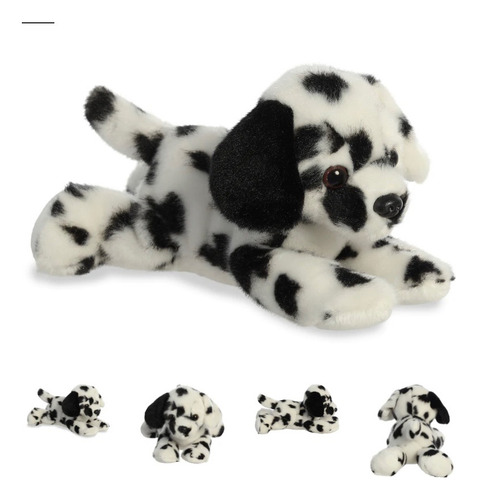 Peluche Aurora. Línea Mini Flopsie. Dálmata