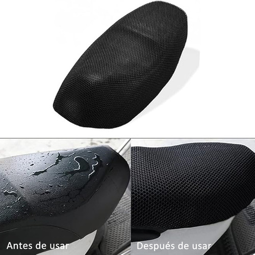 Funda Asiento Moto Malla Térmica Universal, Protector Mesh