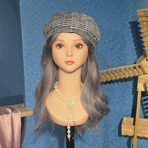Cabeza De Maniquí Femenino, Perchero Multiusos Para Y