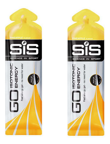 Pack 2 Gel Go Isotonico Sis Running Ciclismo Deporte Sabores