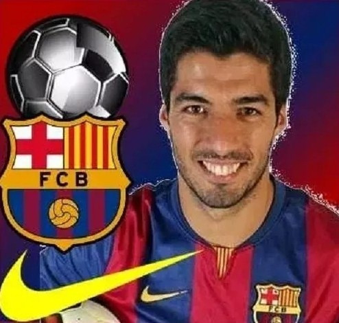 Kit Imprimible Fcb Barcelona Luis Suarez Futbol Fiesta 3x1