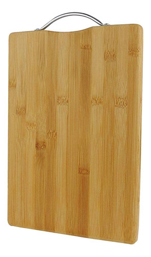 Tabla de cortar de bambú para comida y carne, 30 x 20 cm