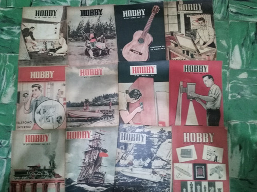 Lote 12 Revistas ** Hobby ** Año 1963 - Completo