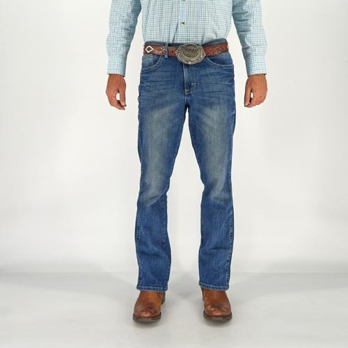 Imagen 1 de 6 de Jeans Vaquero Wrangler Hombre Slim Fit G42