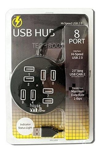 8 Puertos Hub Usb Con Cable Os903