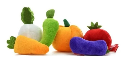 Juguete Cartera Frutas Verduras Peluche Phi Phi Toys