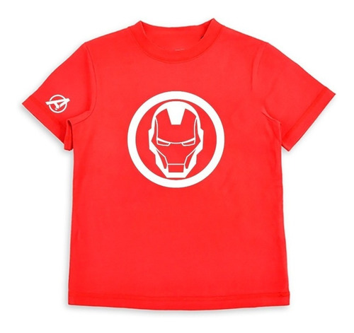 Polera Ironman Circle Superheroe Iron Man Niño 