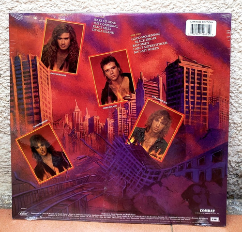 Megadeth - Vinilo Color Peace Sells (nuevo Ed. Limitada)