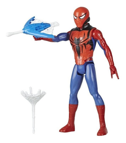 Spiderman Articulado Con Lanzador Marvel Hasbro