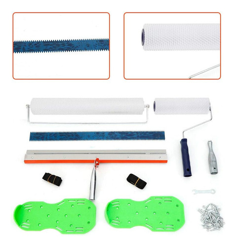 Kit De Herramientas De Autonivelación De Cemento Cepillo De