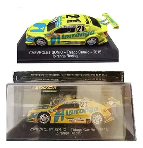 Miniatura Stock Car Chevrolet Sonic - Thiago Camilo - 2015 Cor
