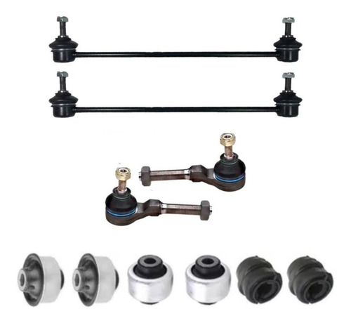 Kit Tren Delantero Peugeot 206 207 Bieletas Extremos Bujes