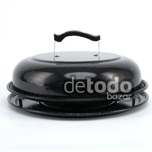 Parrilla Circular Enlozada Grande 37,5 Cms