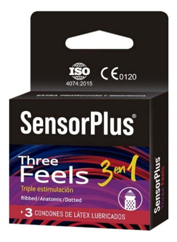 Preservativos Sensor Three Feels 3 3n 1