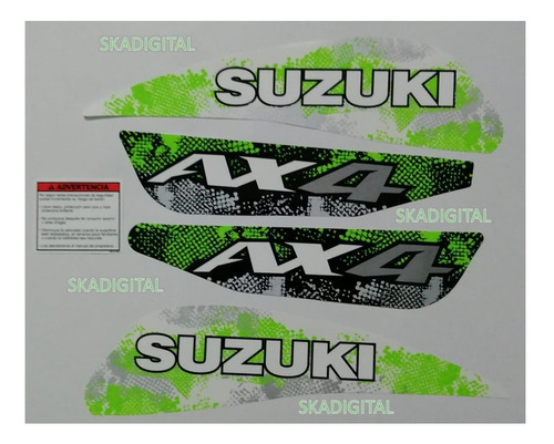 Kit Completo De Calcomanías Suzuki Ax-4 2020