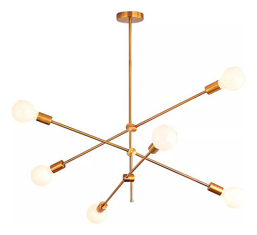 Lustre Pendente Sputnik Ipanema Moderno Articulável Sala