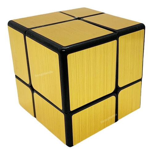 Cubo Rubik Moyu Mirror Qiyi 2x2 Dorado Oro Gold Plata 2x2x2