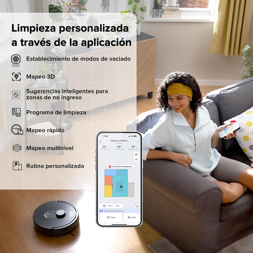 Aspiradora Robot Q5 Max Con Base De Vaciado Automático