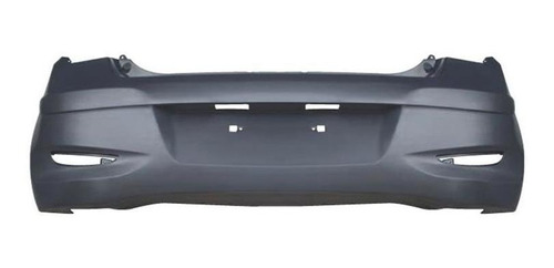 Parachoque Tras. Negro Liso Hyundai I10 2012-14