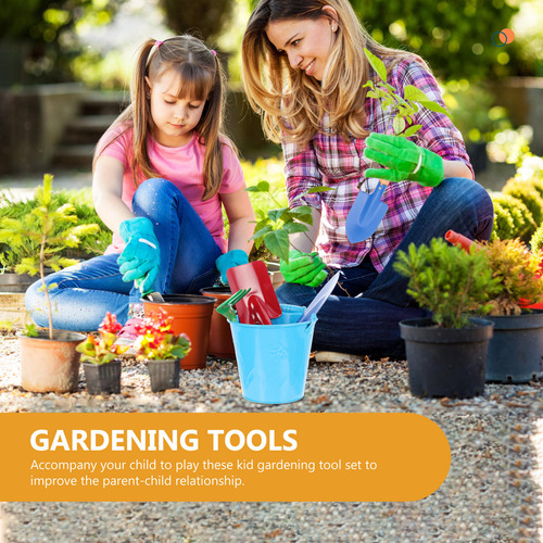 1 Juego De Interesantes Herramientas De Jardinería Para Niño