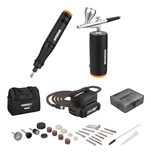 Worx Makerx Wx992l 20v Kit Combinado De Herramientas De Arte