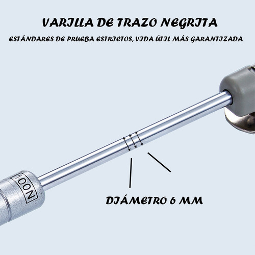 Imagen 6 de 10 de Brazo Bombin 100n Pack 6uni Para Puerta