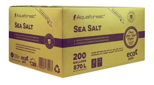 Sal Marinho Aquaforest Sea Salt 25kg