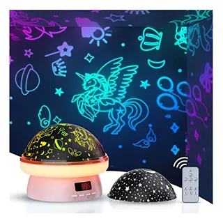 Toys For Girls, 3 In 1 Remote Control Night Light Star ...